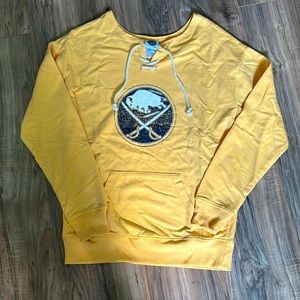 Official NHL Buffalo Sabres crew neck. Sz S